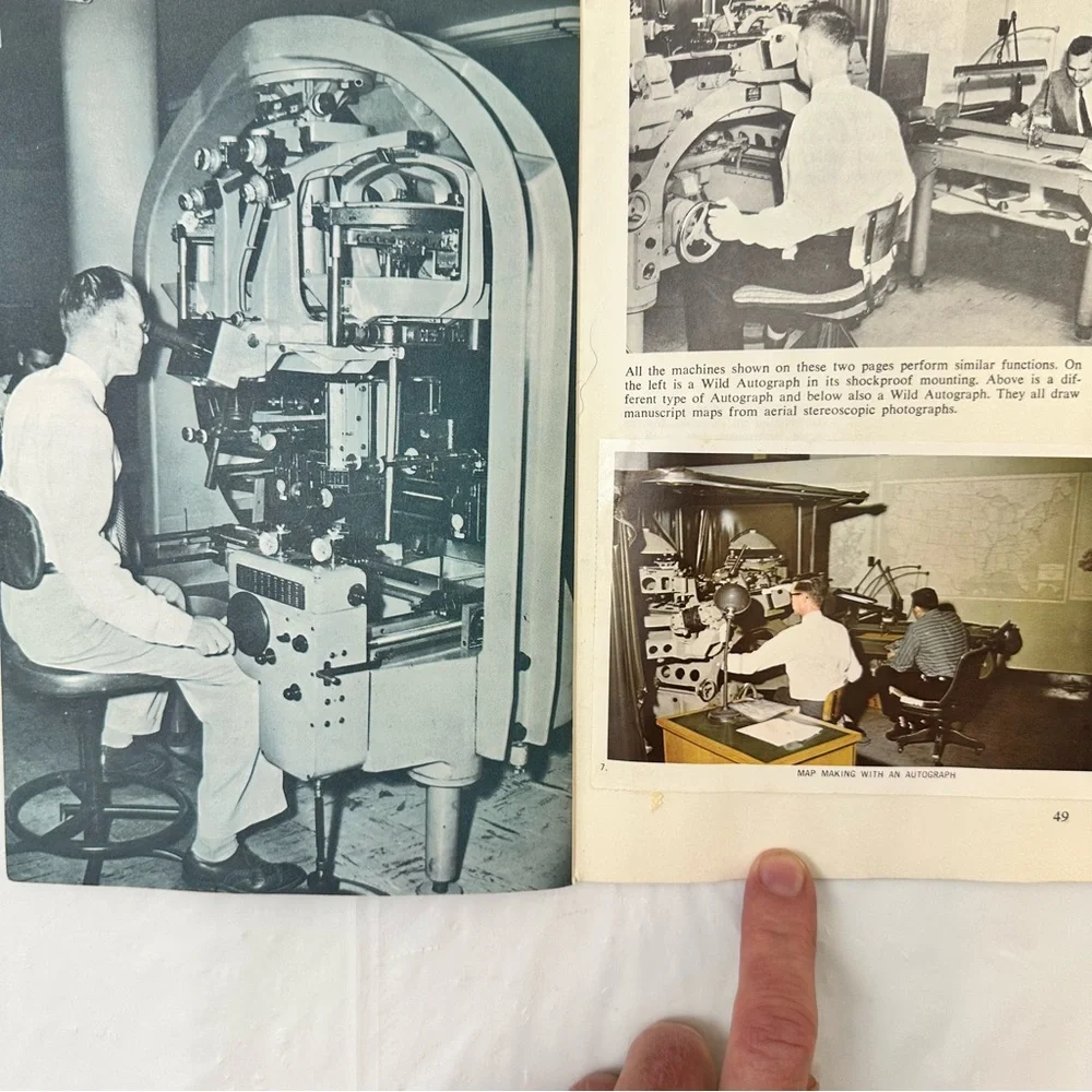 Maps & Mapping Program Book Vintage 1966, By Ben Butterfield